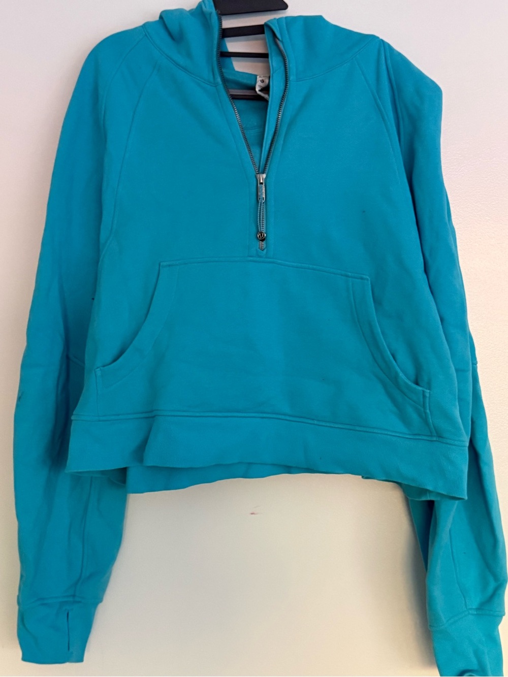 lululemon athletica Teal Half-Zip Crewneck Pullover